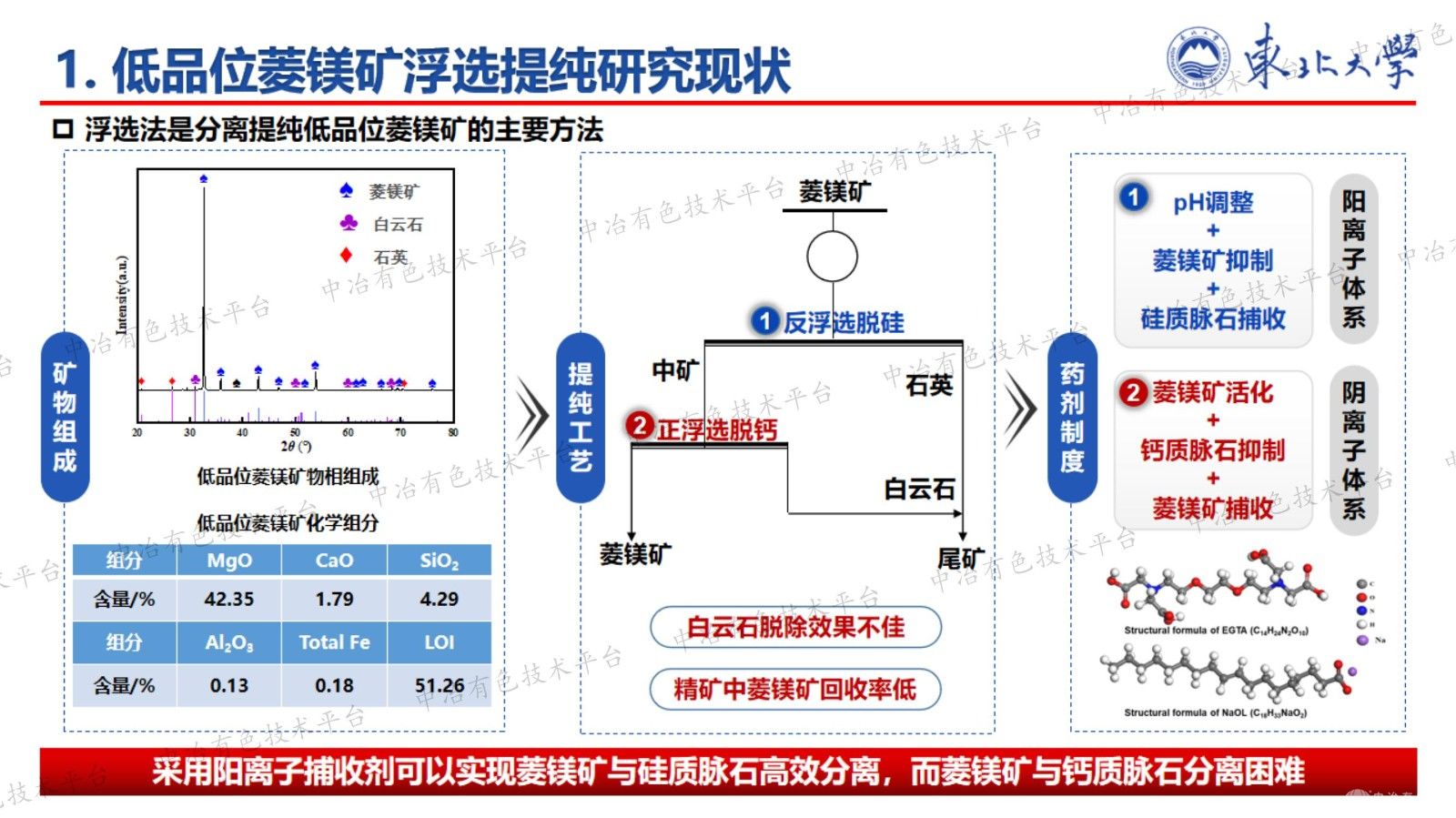 有機助磨劑強化低品位菱鎂礦分選行為及機理研究