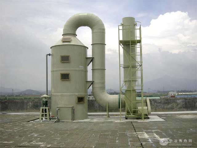 酸霧廢氣處理工程案例